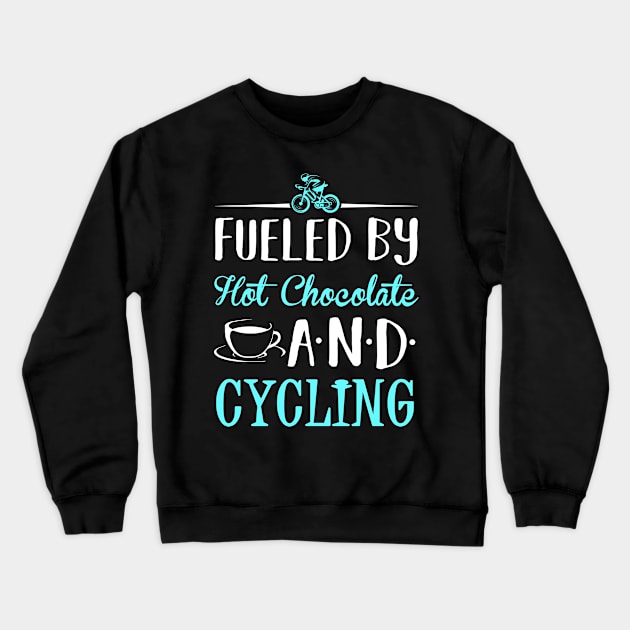 Fueled by Hot Chocolate and Swimming Crewneck Sweatshirt by KsuAnn